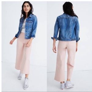 Madewell Emmett high rise wide leg crop pant
